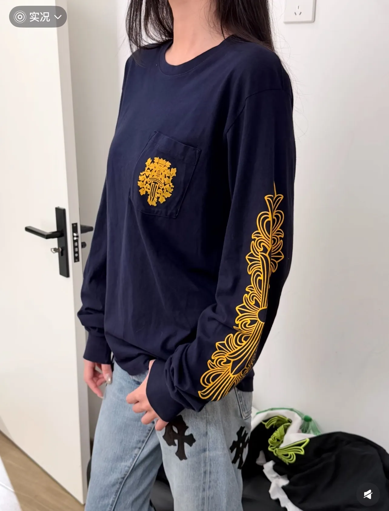 【 】Chrome Hearts Navy Blue